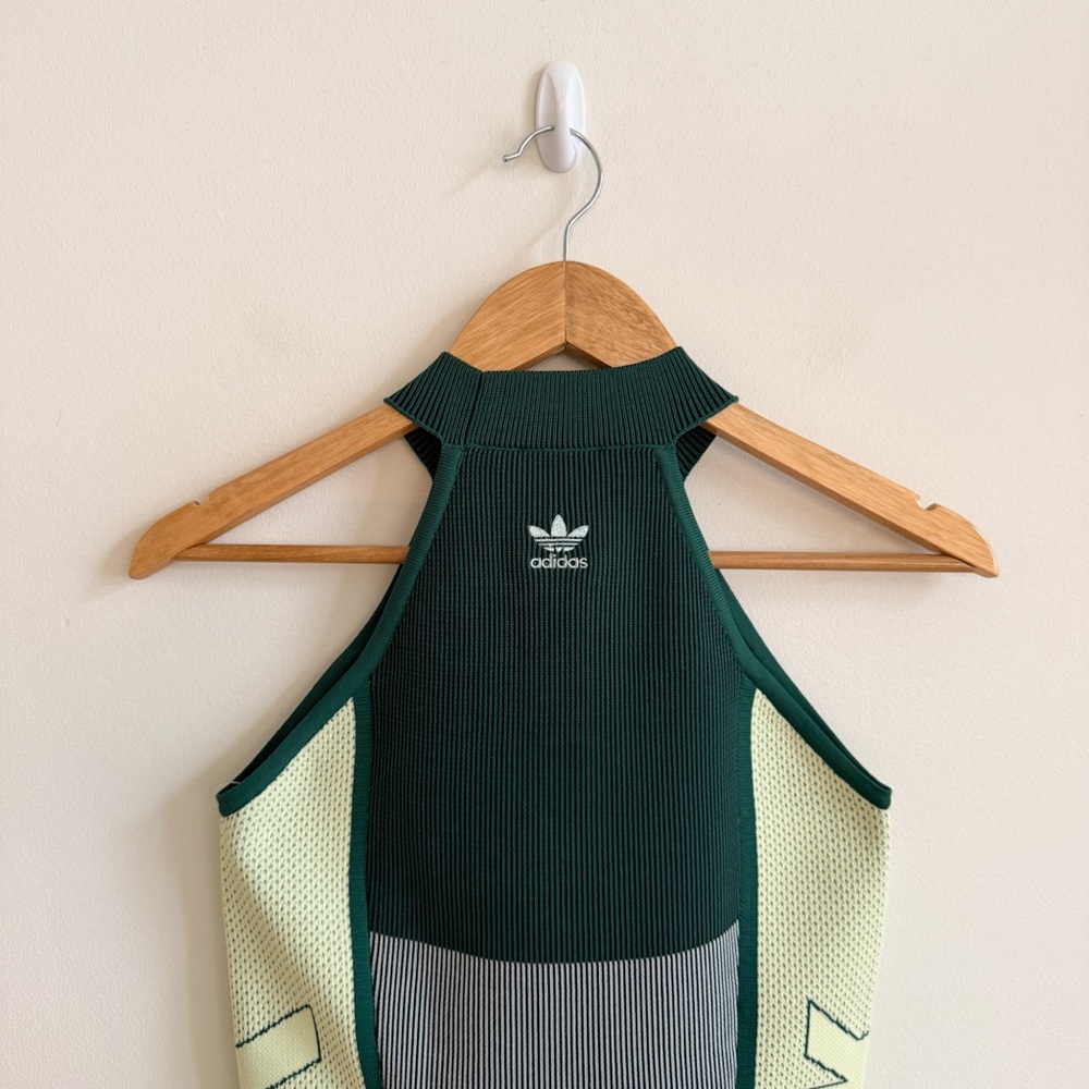 IVY PARK x ADIDAS • Knit Logo Dress in Dark Green - Picture 9 of 13